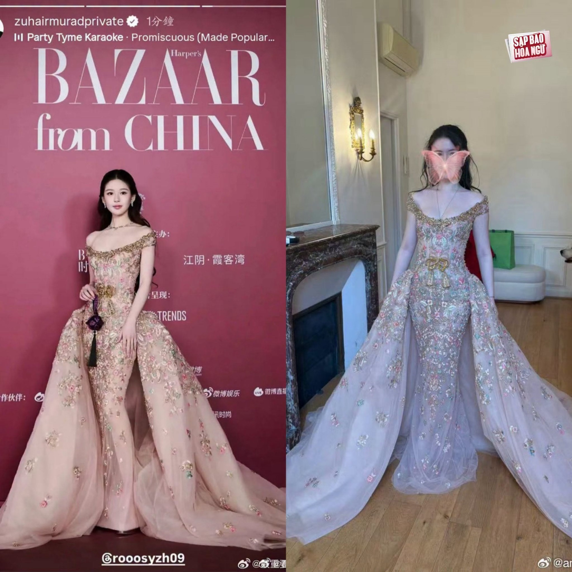 Một người bị công kích suốt 12 giờ vì tranh cãi trang phục haute couture của Triệu Lộ Tư - Ảnh 1