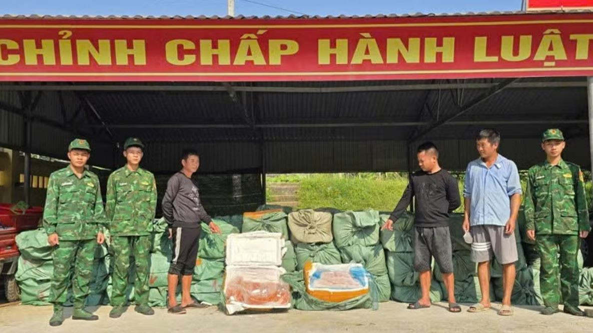 Bắt giữ vụ vận chuyển trái phép hơn 6 tấn nầm lợn, trứng gà non đông lạnh- Ảnh 1.