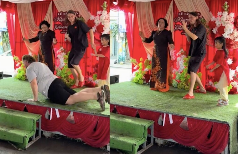 Chàng Tây hát 'Chỉ riêng mình ta' tại đám cưới miền Tây gây sốt mạng xã hội