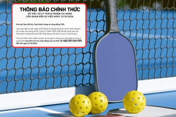 Công ty tạm đình chỉ công việc với KOL pickleball bị bạn gái tố ngoại tình