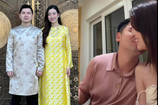 Hoa hậu Đỗ Mỹ Linh gây chú ý khi khoe khoảnh khắc ngọt ngào cùng chồng chủ tịch
