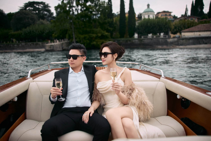 Đỗ Thị Hà và chồng kỷ niệm 1 năm đám cưới.