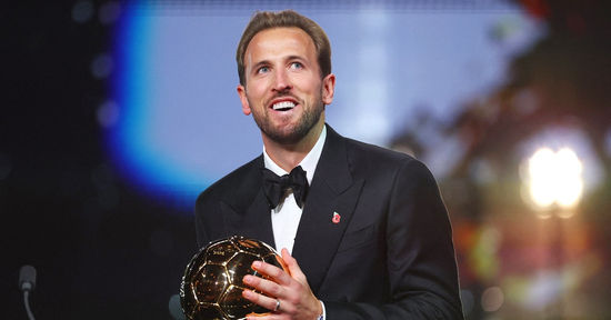 Harry Kane đoạt Quả bóng vàng 2026