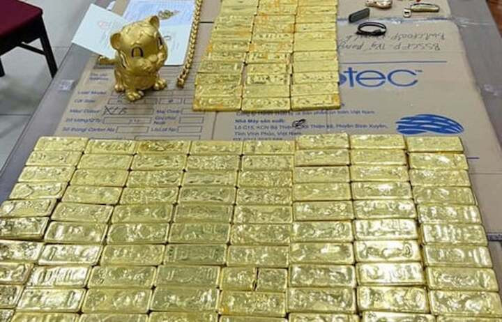 Số vàng thu giữ trong vụ án Mr Pips