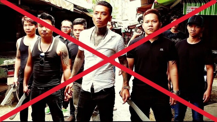 Hình ảnh được cắt ra từ video “Ơn nghĩa giang hồ” do nhóm Cọp đen sản xuất. (Ảnh:CACC)