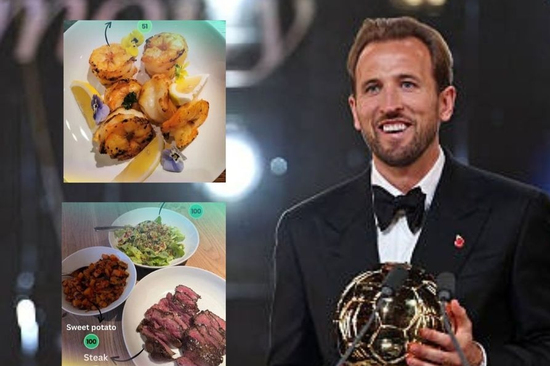 Mâm cơm nhà Harry Kane