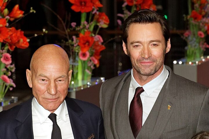 Patrick Stewart và Hugh Jackman gắn bó qua nhiều phần phim “X-Men”. (Ảnh: Wikimedia Commons)