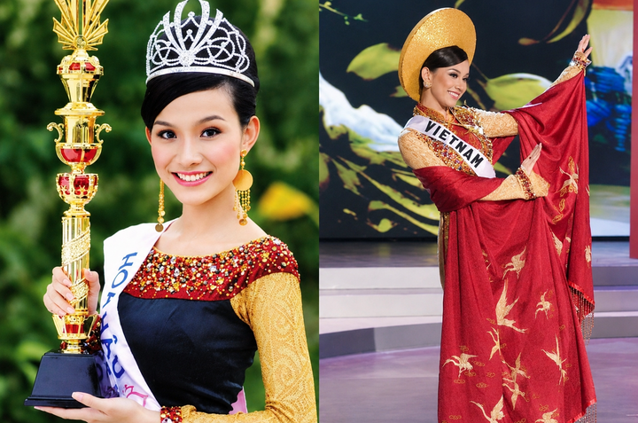 Thuỳ Lâm đăng quang Hoa hậu Hoàn vũ Việt Nam và lọt Top 15 Miss Universe 2008.