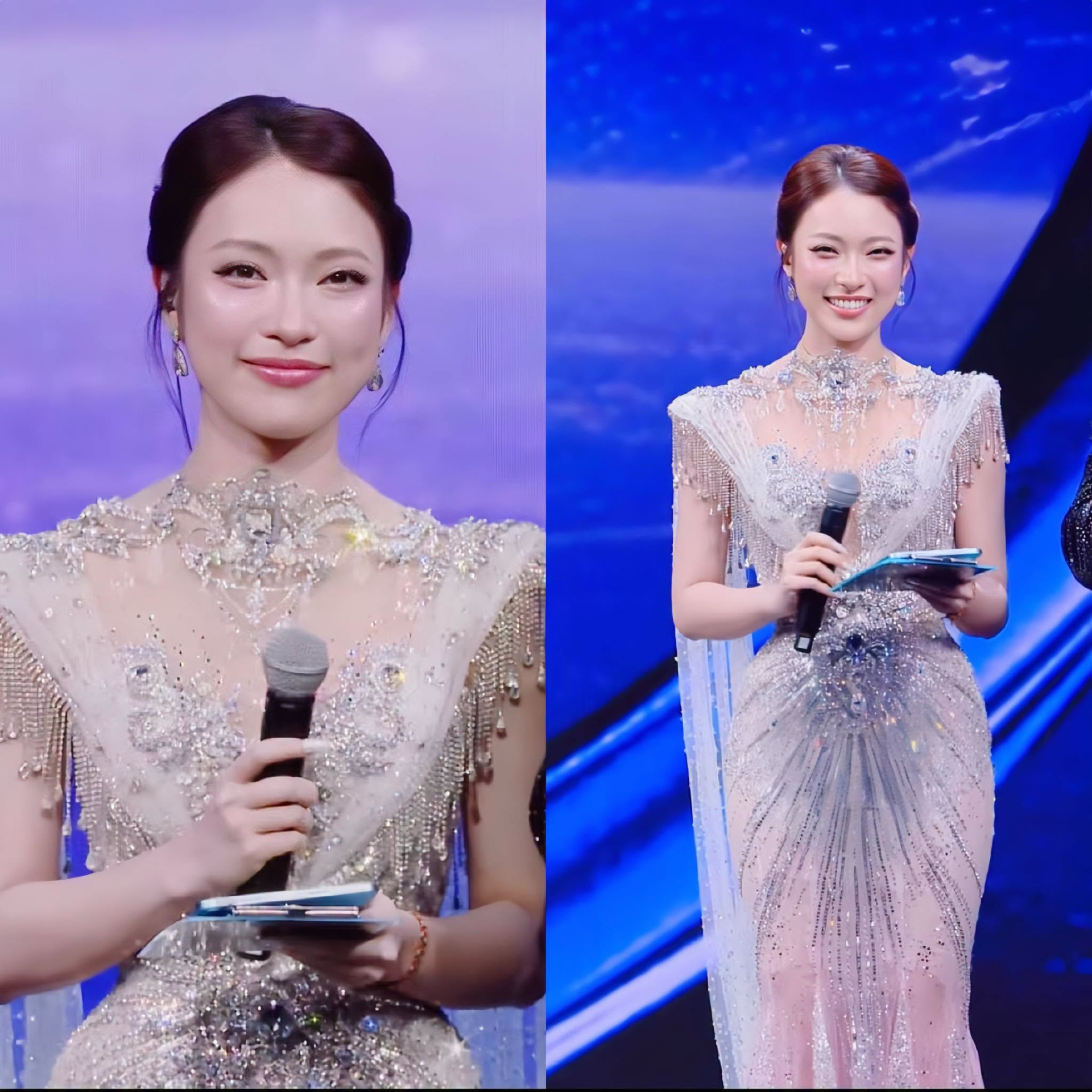 MC Khánh Vy và visual bùng nổ tại Chung kết Miss Universe Vietnam 2026 (Ảnh: MXH)