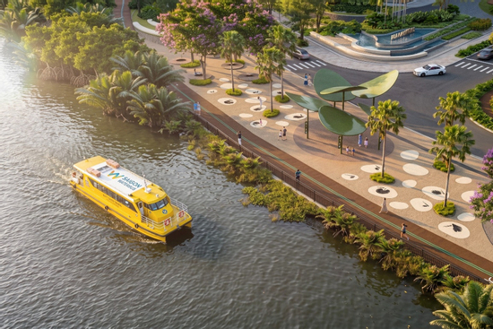 Palm City phát triển không gian ven sông cho nhiều thế hệ