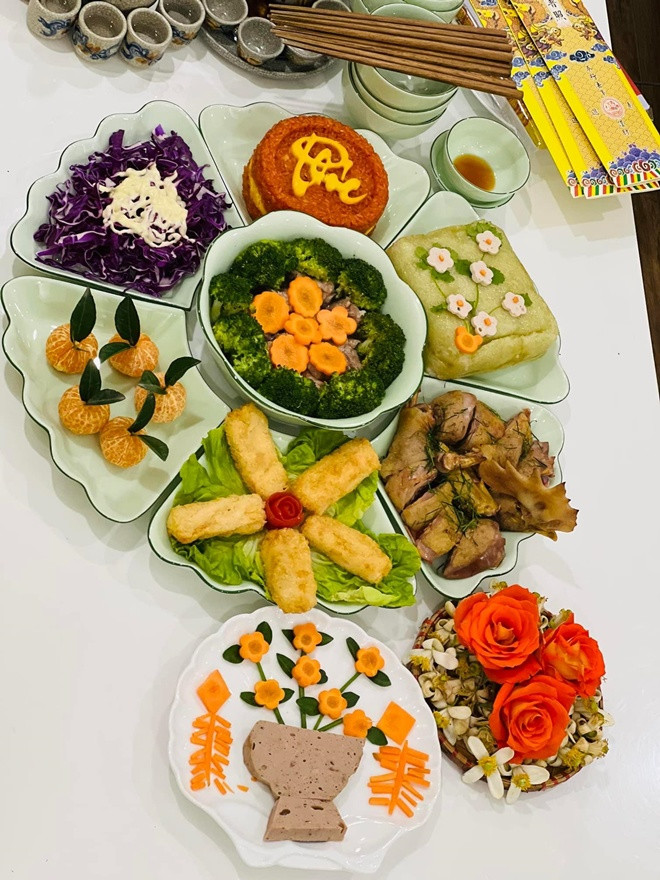 Bà xã NSND Công Lý cũng được biết đến với tài nội trợ khéo léo - Ảnh 4.