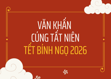 Bài văn khấn Tất niên Tết Bính Ngọ 2026