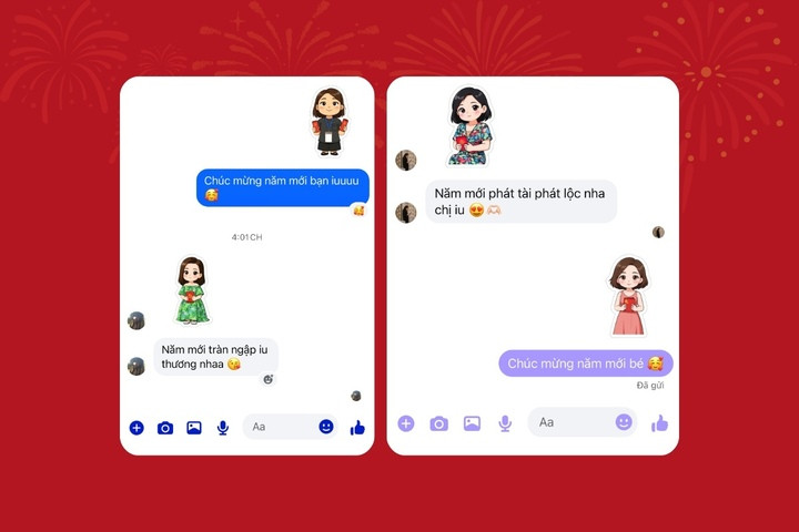 Người dùng có thể tự tạo phiên bản sticker