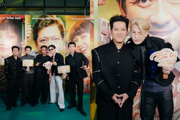 HIEUTHUHAI, Jack J97 làm 'náo loạn' thảm đó khi đến chúc mừng Trường Giang