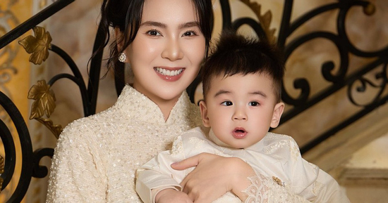 Biểu cảm đáng yêu của con trai MC Mai Ngọc 'đốn tim' fan