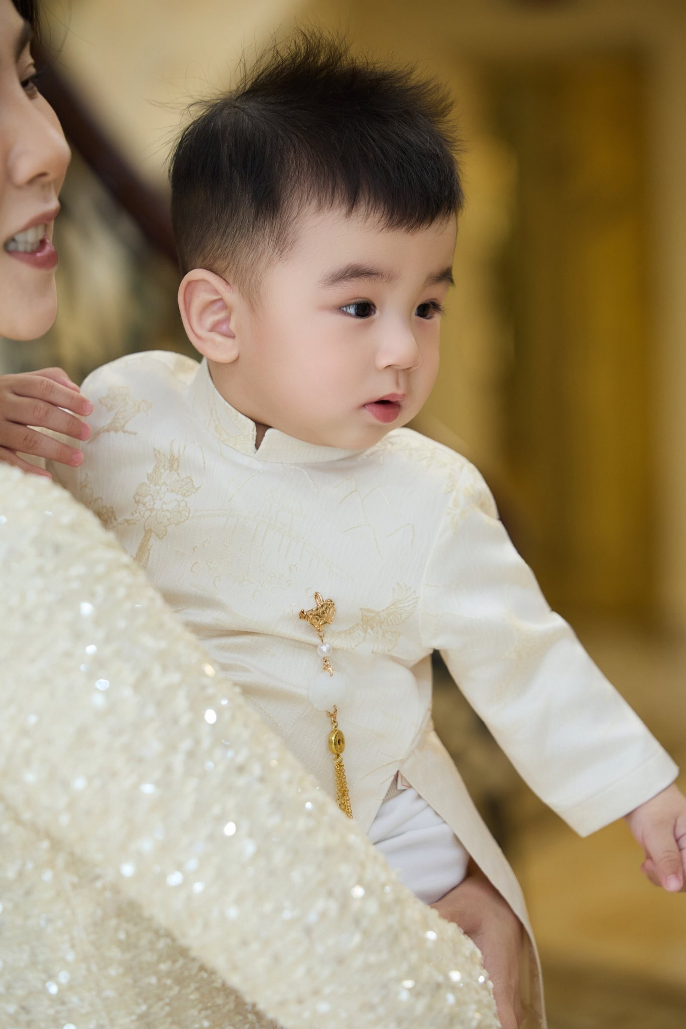 Biểu cảm đáng yêu của con trai MC Mai Ngọc khiến fan ' đốn tim ' 2026 - Ảnh 5.