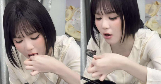 Món ăn đen sì mà Ngọc Trinh tấm tắc khen ngon, nhiều người vừa nhìn đã sợ, có gì độc đáo?