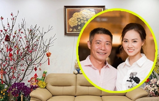 Căn hộ lộng lẫy của diễn viên Kiều Anh, NSND Công Lý ngày Tết