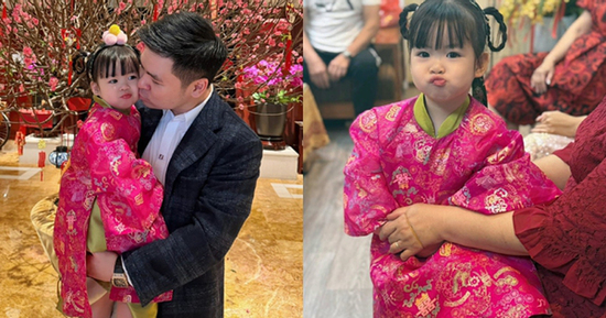 Biểu cảm tấu hài đáng yêu của con gái Đỗ Mỹ Linh