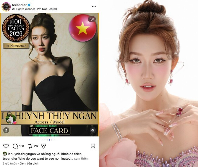 Nhan sắc đời thường của Thúy Ngân gây chú ý quốc tế - Ảnh 1.