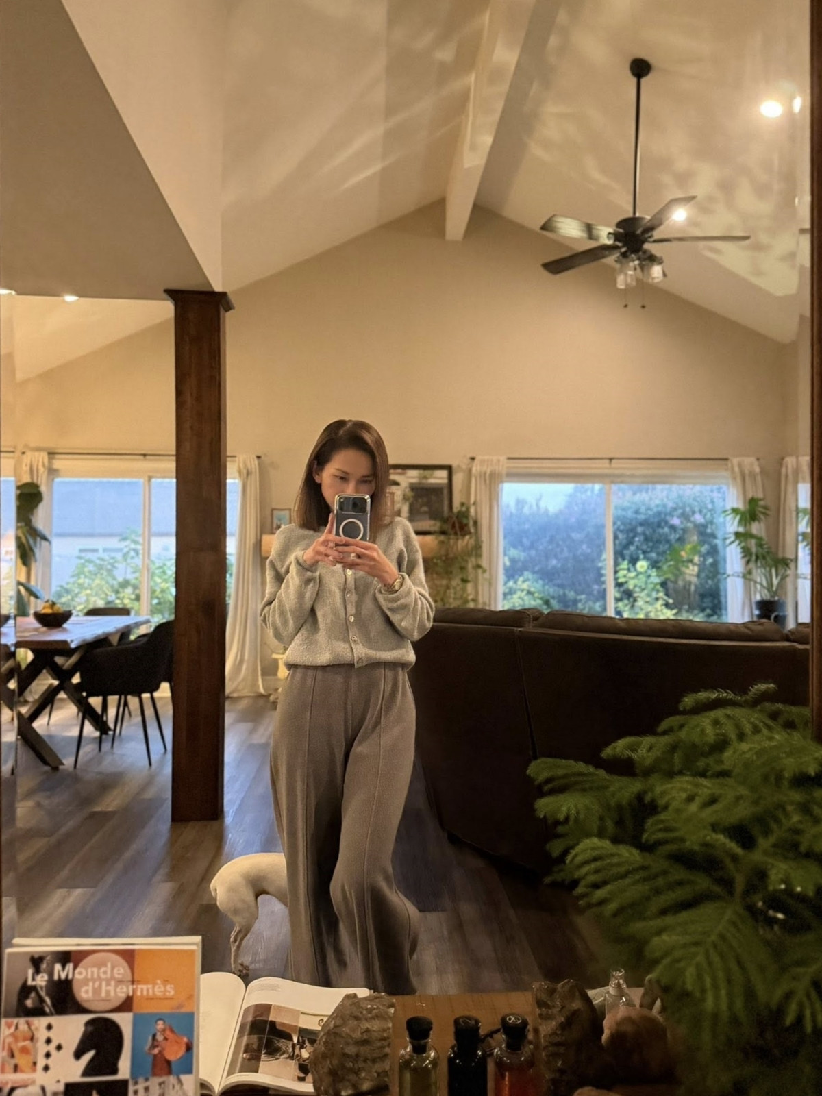 Kim Hiền dọn nhà đón Tết - Ảnh 1.