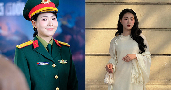 Sắc vóc đời thực như hoa hậu của nữ diễn viên vào vai Thiếu tá Lam Anh trong 'Không giới hạn'