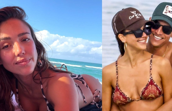 Diễn viên 'Thiên thần bóng tối' khoe dáng quyến rũ tuổi 45 bên bạn trai kém 11 tuổi