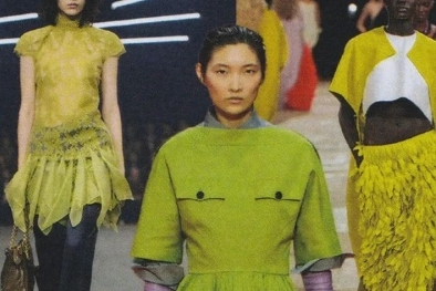 Xanh dương lạnh và vàng Acacia: Hai gam màu định hình thời trang Xuân – Hè 2026