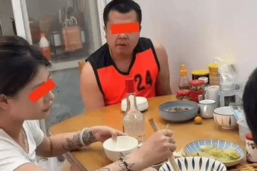 Chỉ ngồi ăn cơm 2 bố con khiến cả MXH cãi nhau dữ dội, từ người già đến người trẻ đều tranh luận