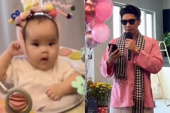 Huy Trần và con gái lộ 'giao diện' hài hước trong ngày đặc biệt của Ngô Thanh Vân