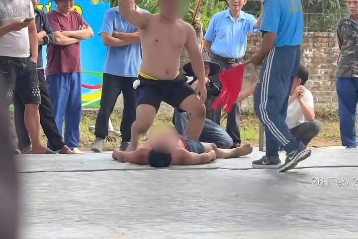 Hình ảnh sự việc dẫn đến tai nạn đáng tiếc.