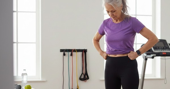 Bài tập đơn giản giúp giảm mỡ bụng sau tuổi 60