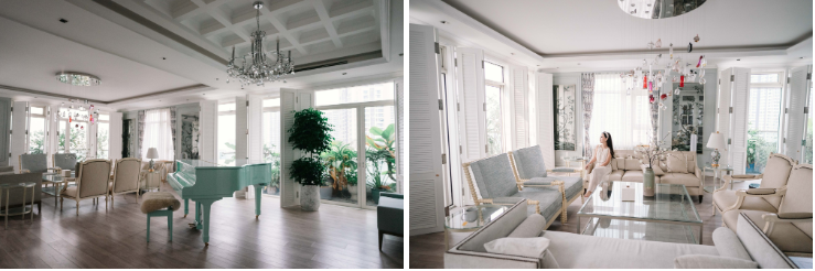 Ngay lúc này, trong penthouse tầng 36 của