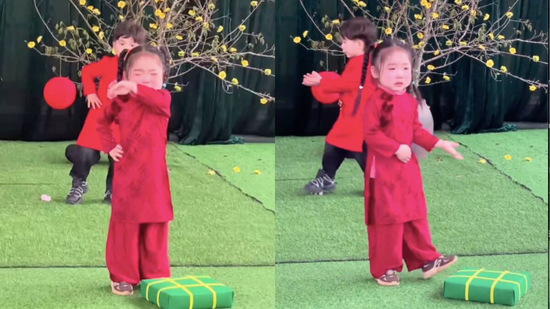 Xem clip em bé khóc vừa múa, dân mạng ví 'như đi làm ngày cuối năm'