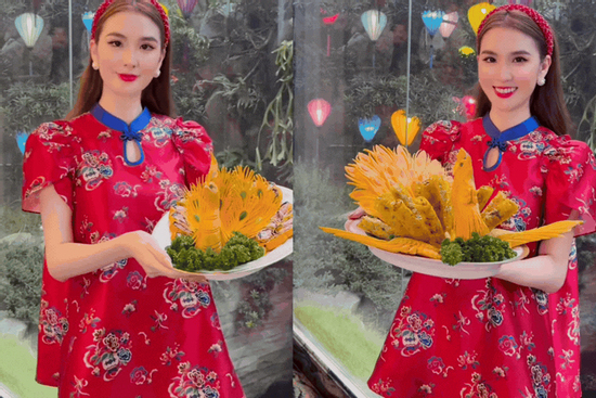 Người đẹp Ngọc Loan gây sốt khi thực hiện 2 món ăn đậm đà hương vị cung đình