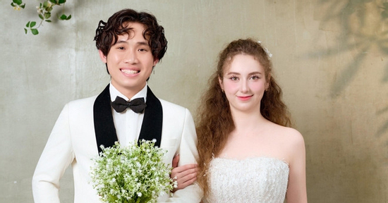 Chàng trai Hưng Yên cưới vợ Đức, 900 khách dự, nhan sắc cô dâu ngoại quốc gây sốt MXH