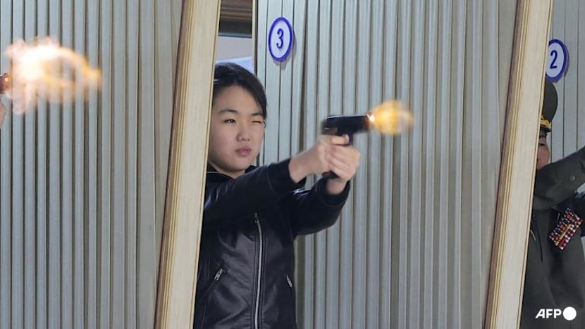 North Korea unveils image of leader's daughter firing pistol