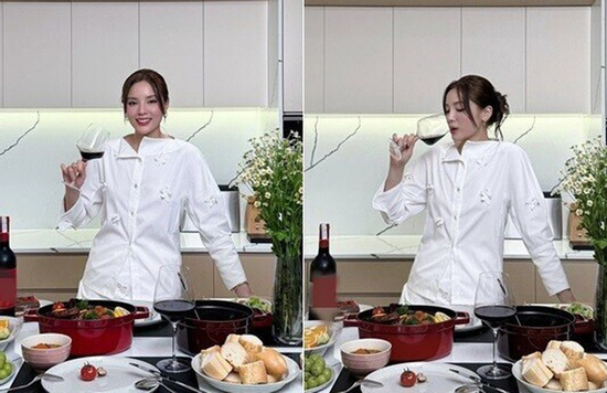 Hoa hậu Kỳ Duyên khiến người hâm mộ trầm trồ khi làm tiệc tại gia