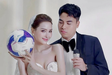 Rạp cưới quy mô nhất nhì làng bóng của cầu thủ Đức Huy và nữ MC nổi tiếng showbiz