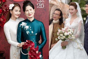 Xúc động bài thơ mẹ vợ dành tặng tuyển thủ Đức Huy trong ngày cưới MC Huyền Trang Mù Tạt, cô dâu khóc như mưa