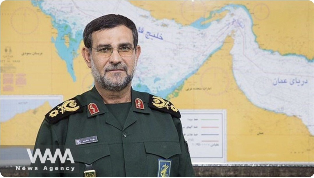 Iran Tư lệnh hải quân của IRGC Alireza Tangsiri. Ảnh: WANA