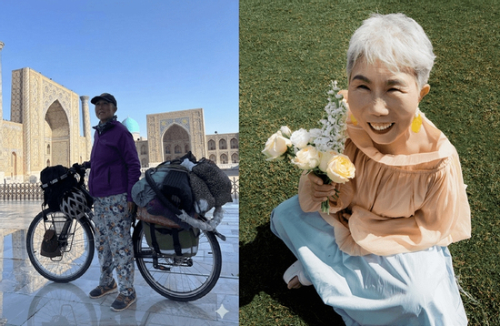 12 năm đạp xe ngao du hơn 20 quốc gia của nữ phượt thủ 68 tuổi