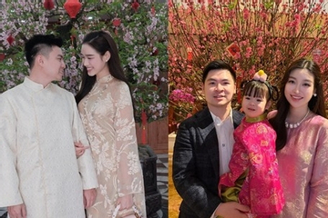 Hôn nhân viên mãn của 2 hoa hậu họ Đỗ, cùng có chồng tham gia ứng cử đại biểu HĐND