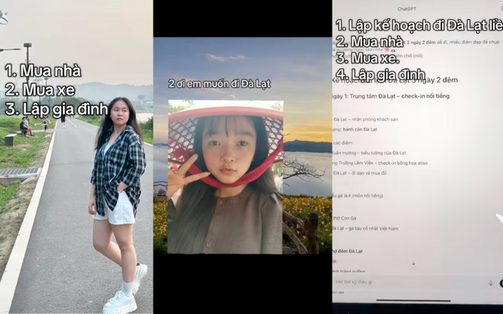 Chỉ với ba bức ảnh đơn giản, trào lưu “mua nhà, mua xe” trở thành cách mới để giới trẻ bày tỏ tình cảm với người thân. (Ảnh: @cuocsongdhs1)