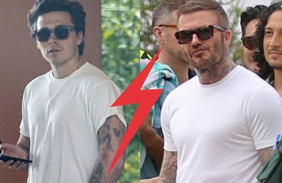 Bố con David Beckham - Brooklyn ở cùng khách sạn, cách vài bước chân nhưng không hay biết