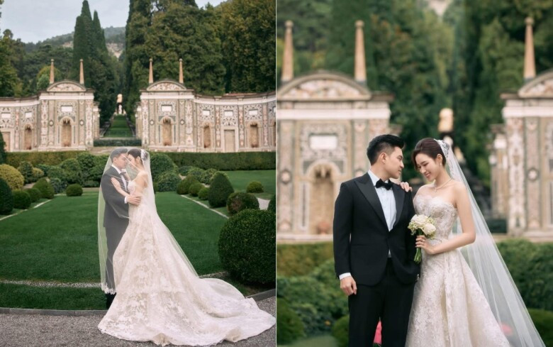 Hoa hậu Đỗ Thị Hà gây sốt với ảnh cưới lãng mạn tại châu Âu Năm 2025 - Ảnh 1.