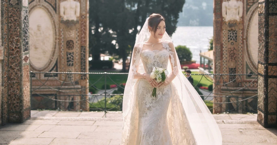 Hoa hậu Đỗ Thị Hà 'lộ' thêm ảnh cưới bên châu Âu