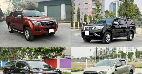 4 mẫu xe bán tải cũ 10 năm tuổi đáng mua trong tầm giá 400 triệu đồng