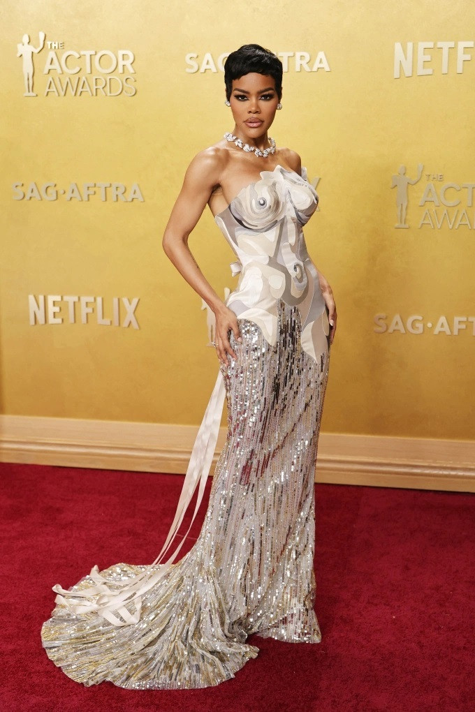 'Mỹ nhân quyến rũ nhất thế giới' Teyana Taylor nói gì khi làm 'náo loạn' Oscar 2026? - Ảnh 5.