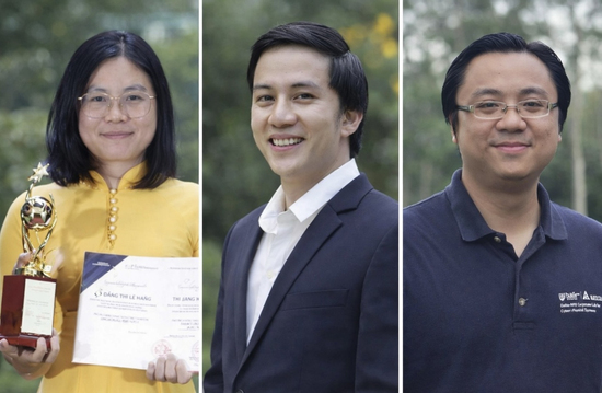Ba nhà khoa học 9X Việt nổi bật với số lượng công bố và các giải thưởng quốc tế
